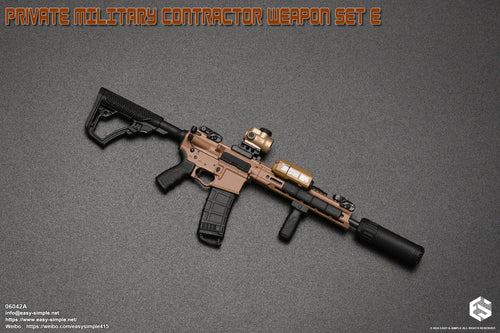 Private Military Contractor Weapon Set E Ver. A - MINT IN BOX