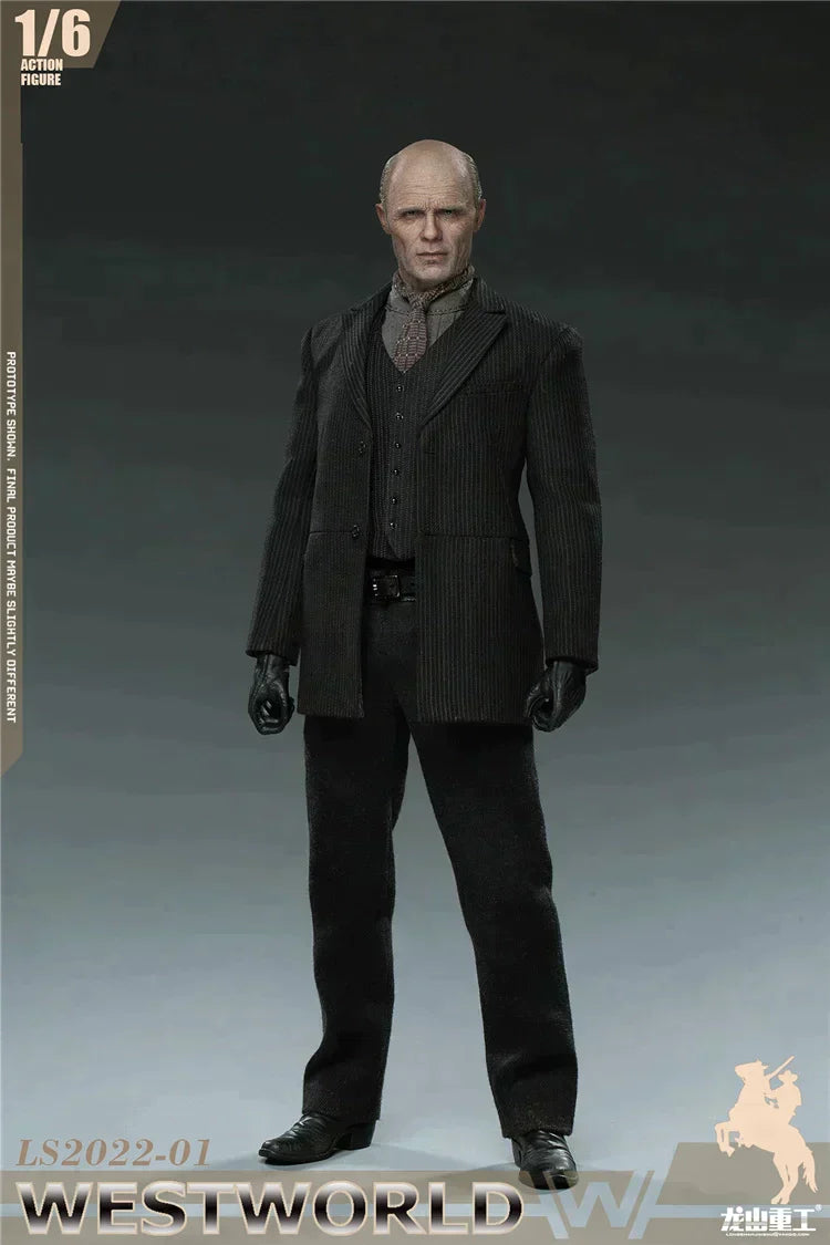 Load image into Gallery viewer, Westworld - The Man in Black - Male Base Body w/Head Sculpt
