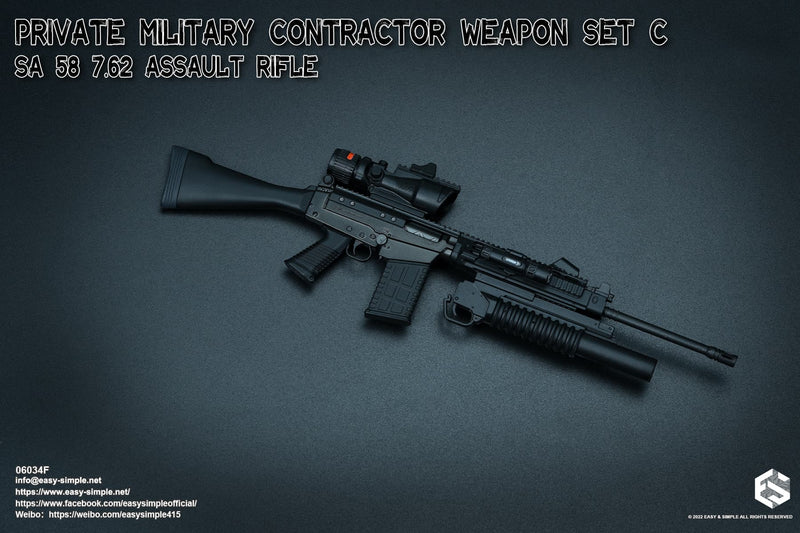 Load image into Gallery viewer, PMC SA 58 Weapon Set F - MINT IN BOX
