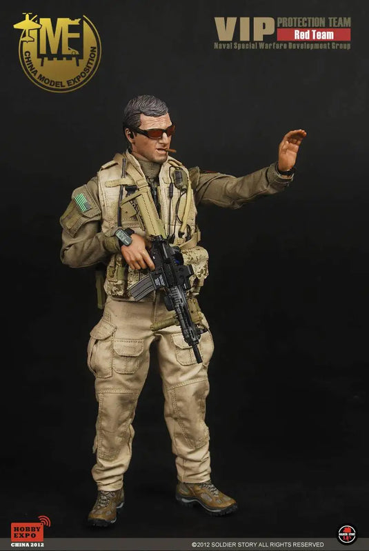 SIGNED - VIP Protection Team "Red" NAVSPECWARGRU EX - MINT IN BOX