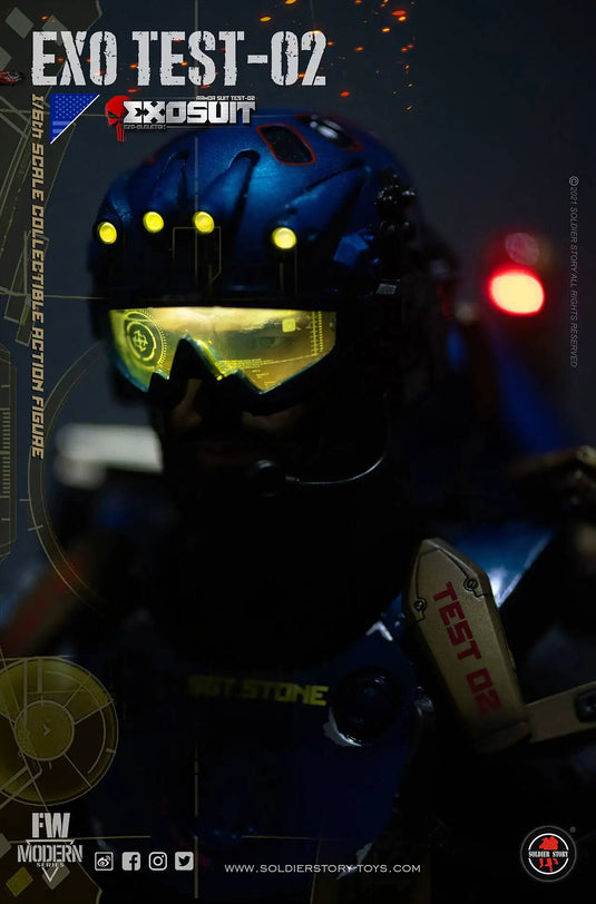 Armor Suit Test-02 "Exosuit" Exo-Skeleton - MINT IN BOX