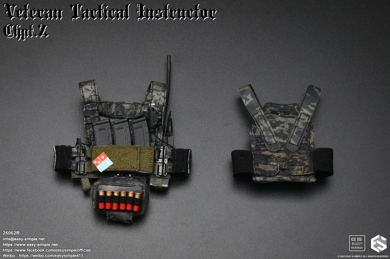 Load image into Gallery viewer, Veteran Tactical Instructor Z - Black Multicam Body Armor w/Chest Rig
