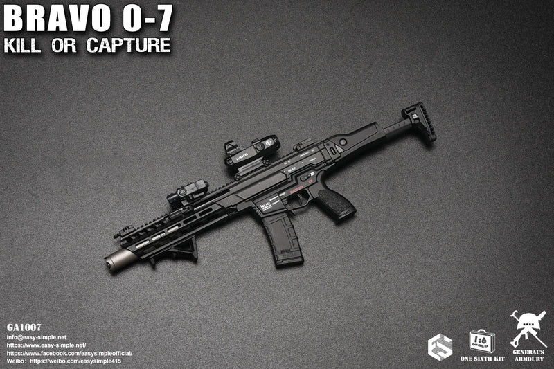 Load image into Gallery viewer, Bravo 0-7 Kill Or Capture - HK437 300 Black Assault Rifle w/Integral Suppressor

