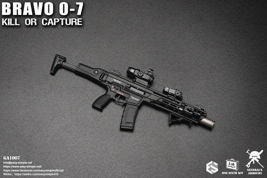 Bravo 0-7 Kill Or Capture - HK437 300 Black Assault Rifle w/Integral Suppressor
