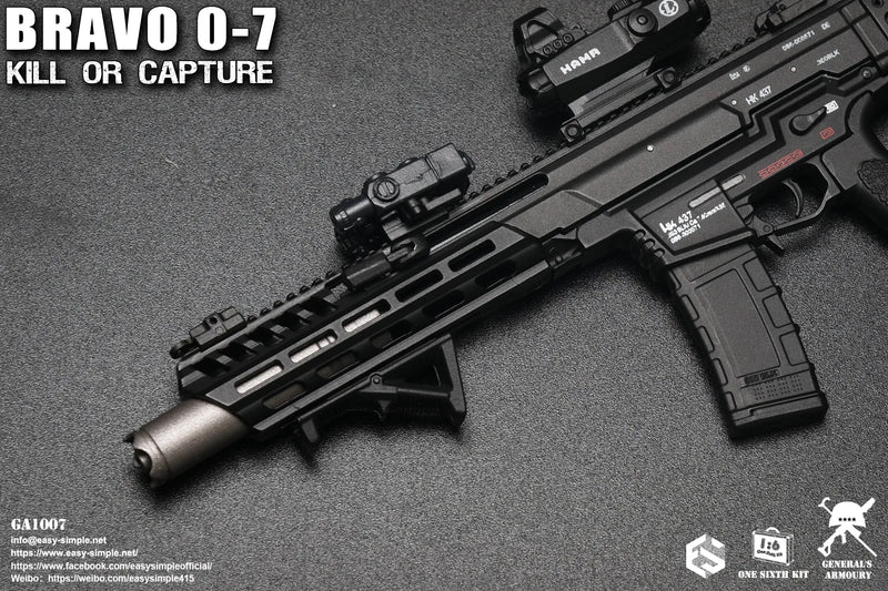 Load image into Gallery viewer, Bravo 0-7 Kill Or Capture - HK437 300 Black Assault Rifle w/Integral Suppressor
