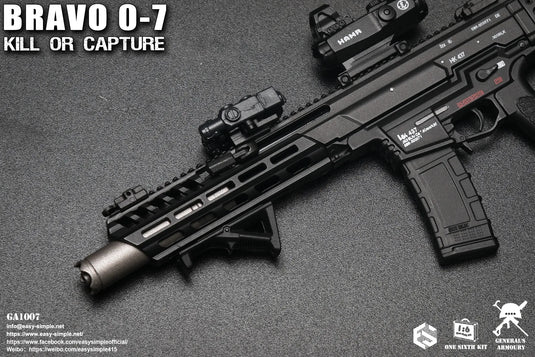 Bravo 0-7 Kill Or Capture - HK437 300 Black Assault Rifle w/Integral Suppressor