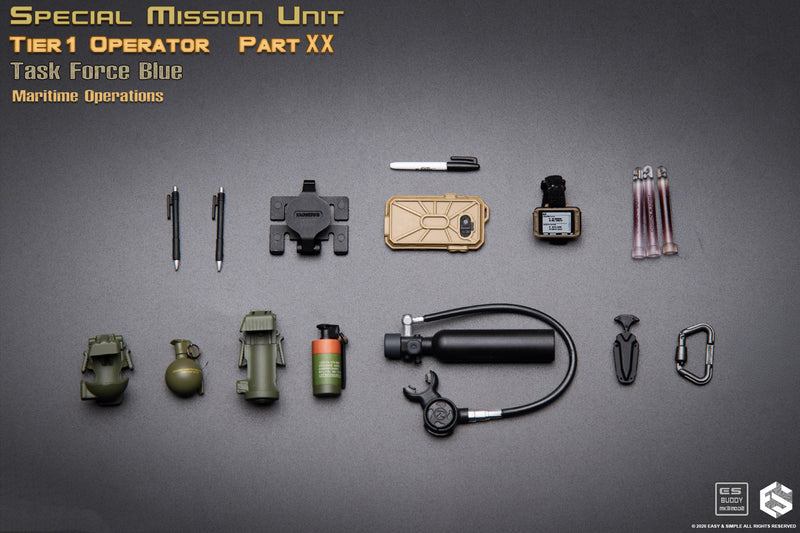 Load image into Gallery viewer, PREORDER DEPOSIT - SMU Tier1 Operator Part XX Task Force Blue Maritime Operation Ver C Limited - MINT IN BOX

