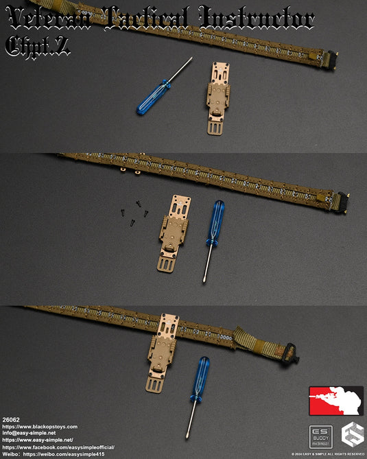 Veteran Tactical Instructor Chapt. 2 - P320 Pistol w/Holster & MOLLE Battle Belt Set