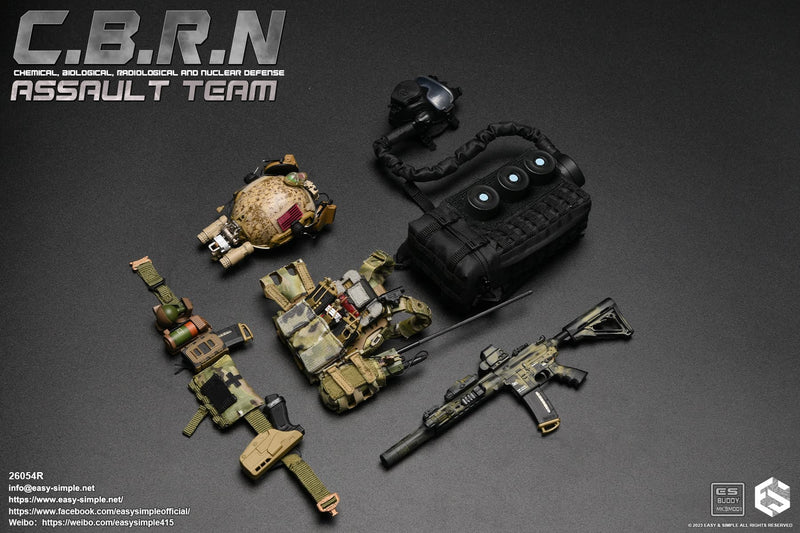 Load image into Gallery viewer, C.B.R.N Assault Team Version R - MINT IN BOX - 26054R
