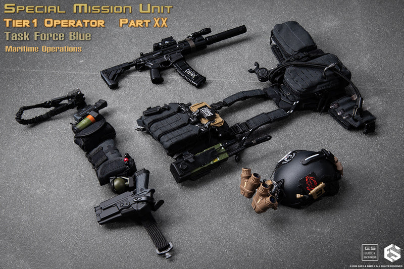 Load image into Gallery viewer, PREORDER DEPOSIT - SMU Tier1 Operator Part XX Task Force Blue Maritime Operation Ver B - MINT IN BOX

