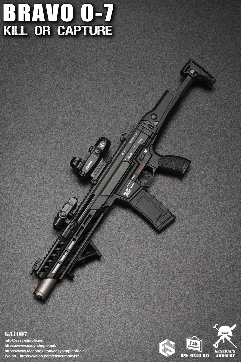 Load image into Gallery viewer, Bravo 0-7 Kill Or Capture - HK437 300 Black Assault Rifle w/Integral Suppressor
