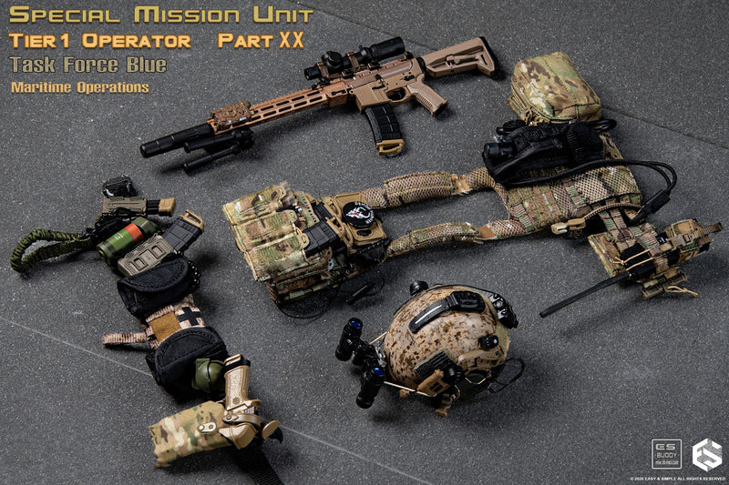 Load image into Gallery viewer, PREORDER DEPOSIT - SMU Tier1 Operator Part XX Task Force Blue Maritime Operation Ver C Limited - MINT IN BOX

