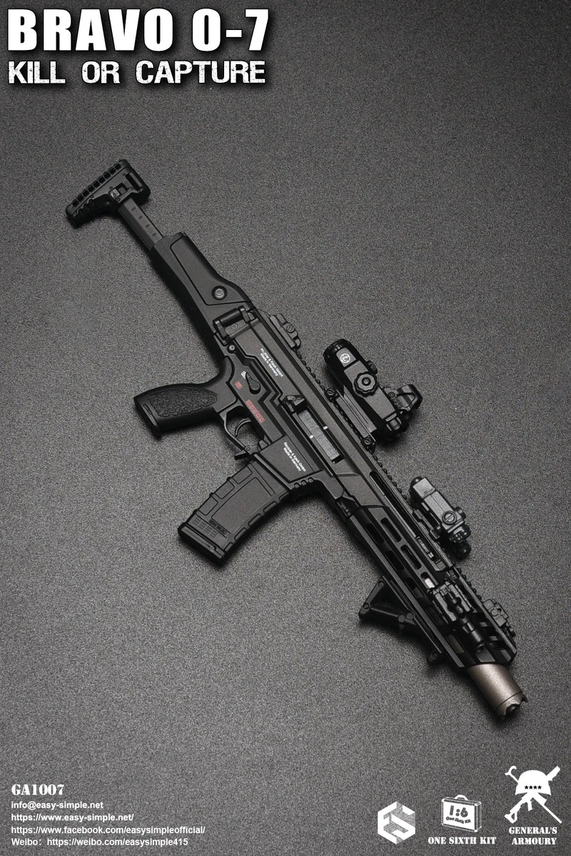 Load image into Gallery viewer, Bravo 0-7 Kill Or Capture - HK437 300 Black Assault Rifle w/Integral Suppressor
