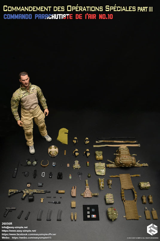 French Commandement - Male Base Body w/Head Sculpt, Hands & Feet