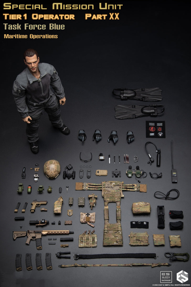 Load image into Gallery viewer, PREORDER DEPOSIT - SMU Tier1 Operator Part XX Task Force Blue Maritime Operation Ver C Limited - MINT IN BOX

