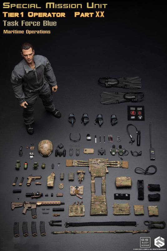 PREORDER DEPOSIT - SMU Tier1 Operator Part XX Task Force Blue Maritime Operation Ver C Limited - MINT IN BOX