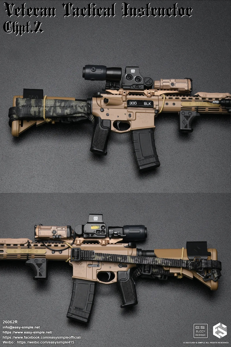 Load image into Gallery viewer, Veteran Tactical Instructor Z - M4 .300 Assault Rifle w/Attachment Set
