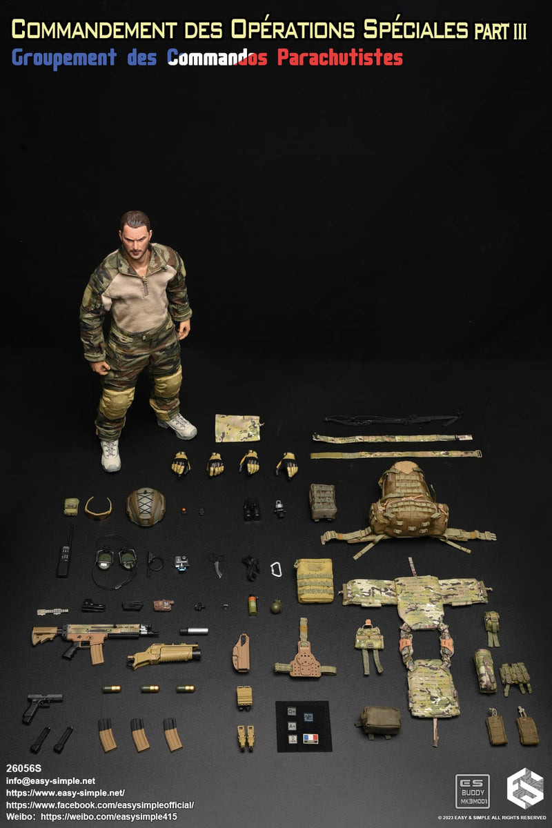 Load image into Gallery viewer, French Commandement - Male Base Body w/Head Sculpt, Boots &amp; Hands
