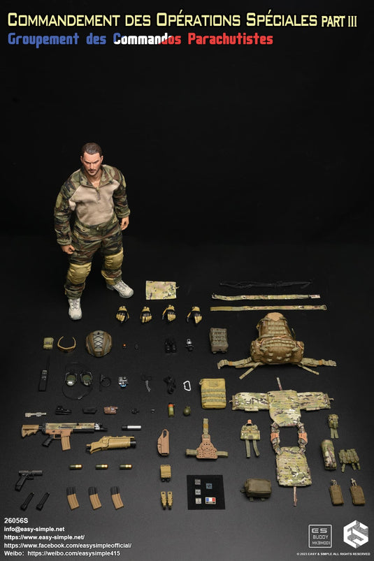 French Commandement - Male Base Body w/Head Sculpt, Boots & Hands