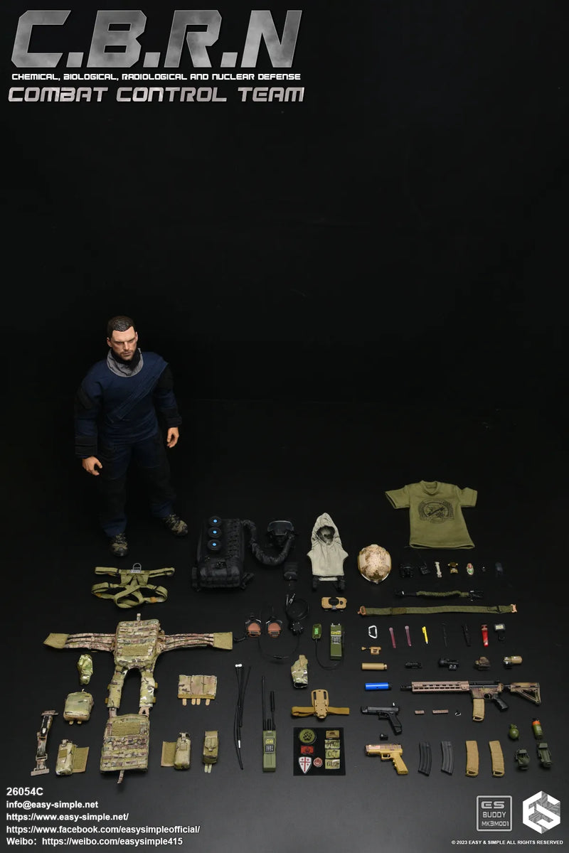 Load image into Gallery viewer, CBRN Combat Control Team - 9mm Pistol w/Drop Leg Holster &amp; Belt Set
