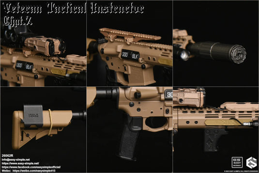 Veteran Tactical Instructor Z - M4 .300 Assault Rifle w/Attachment Set