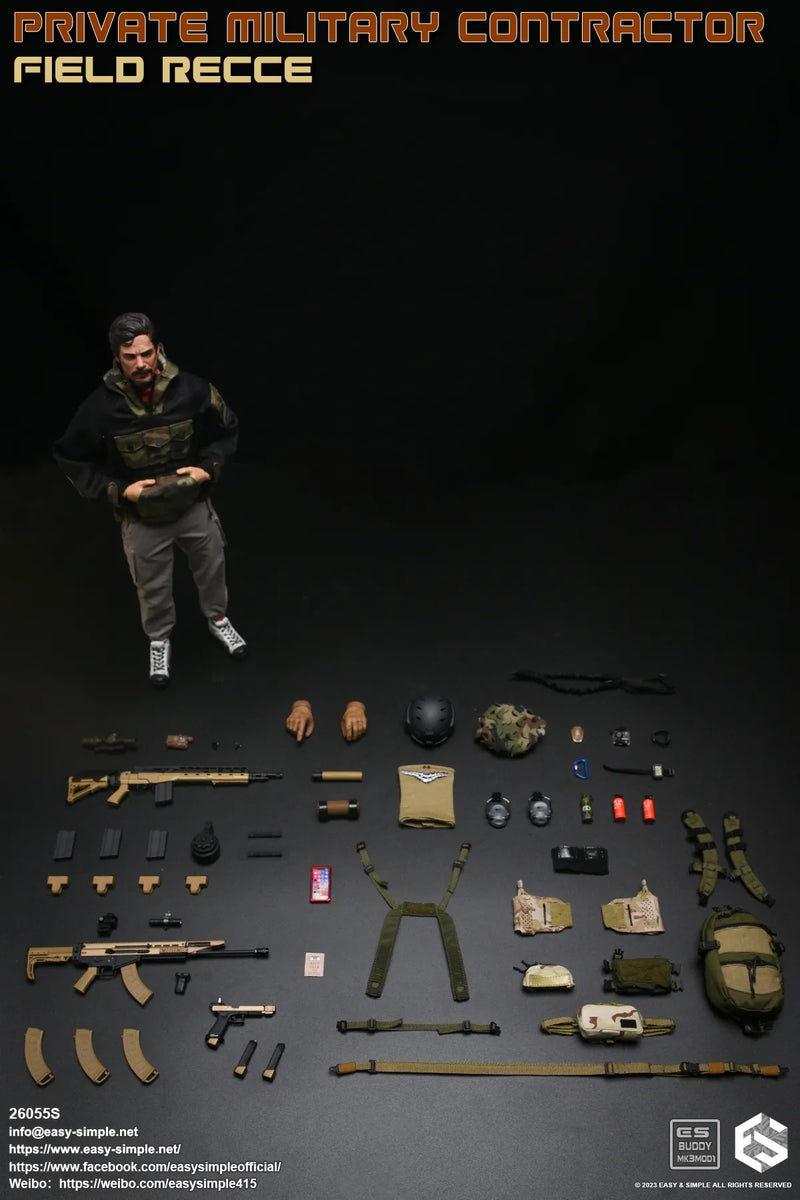 Load image into Gallery viewer, PMC Field RECCE - Green Chest Rig w/3C Desert Pouches
