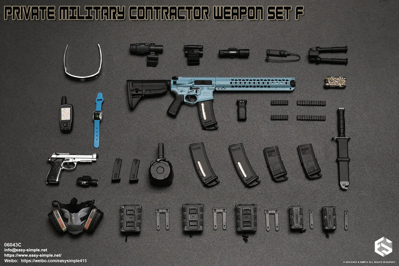 Load image into Gallery viewer, PMC Weapon Set F Ver. C - Blue Digital Watch
