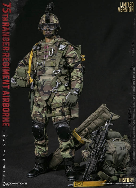 75th Ranger Regiment Airborne Ltd. - Woodland Camo Tac Rig Set