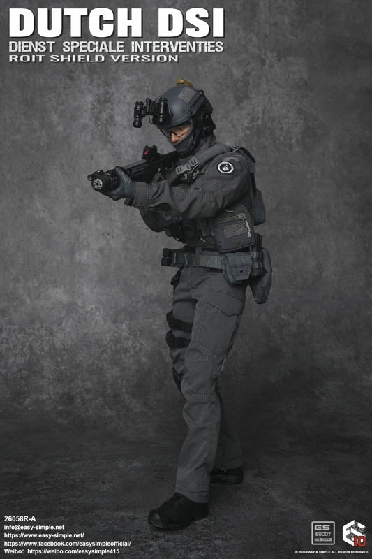 Dutch Dienst Speciale Interventies Riot Shield Version - MINT IN BOX