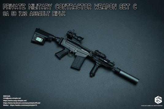 PMC SA 58 Weapon Set A/B/C/D/E/F COMBO - MINT IN BOX