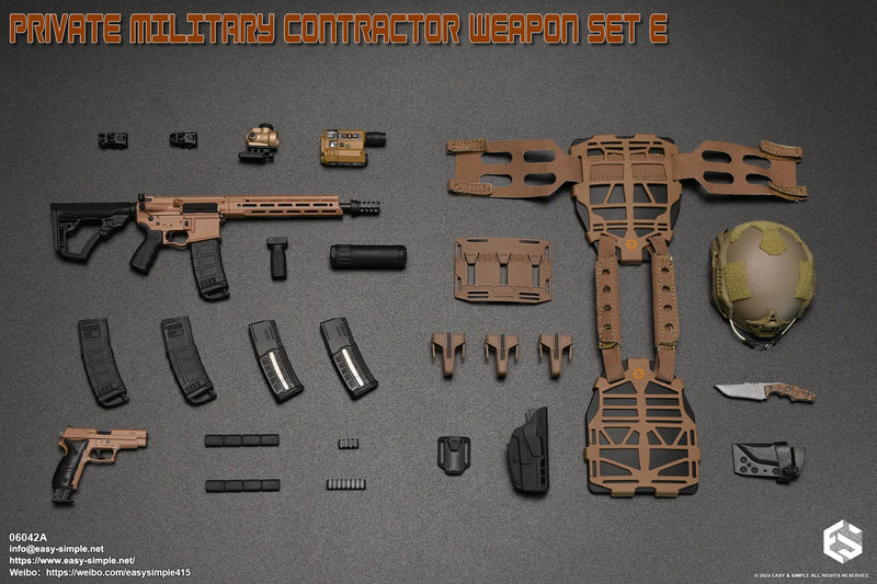 Load image into Gallery viewer, Private Military Contractor Weapon Set E 7-Pack - MINT IN BOX
