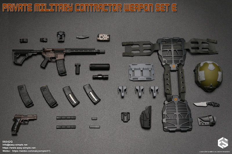 Load image into Gallery viewer, Private Military Contractor Weapon Set E 7-Pack - MINT IN BOX
