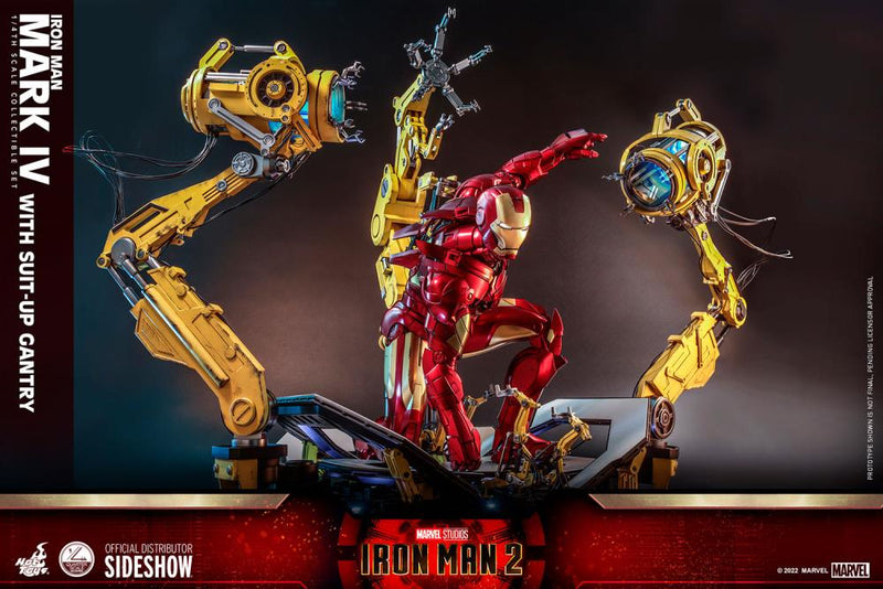 Load image into Gallery viewer, 1/4 Scale - Iron Man 2 - Iron Man Mark IV w/Suit-Up Gantry
