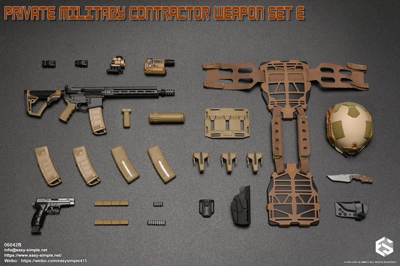 Load image into Gallery viewer, Private Military Contractor Weapon Set E 7-Pack - MINT IN BOX
