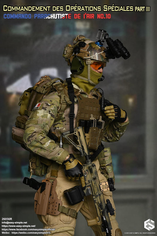 French Commandement - NVG Set w/Counterweight Pouch & Gear
