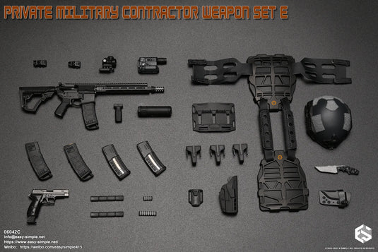 Private Military Contractor Weapon Set E Ver. C - MINT IN BOX