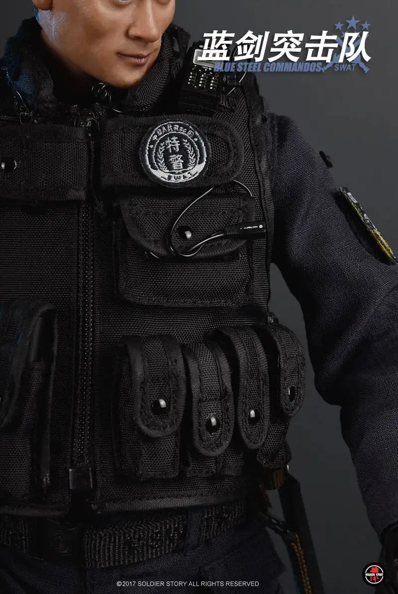 Load image into Gallery viewer, SWAT - Blue Steel Commandos - MINT IN BOX
