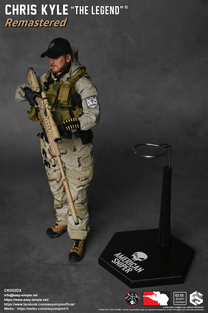 Load image into Gallery viewer, Chris Kyle &quot;The Legend&quot;® RMST DLX, Weapon Set &amp; Custom Headsculpt COMBO - MINT IN BOX
