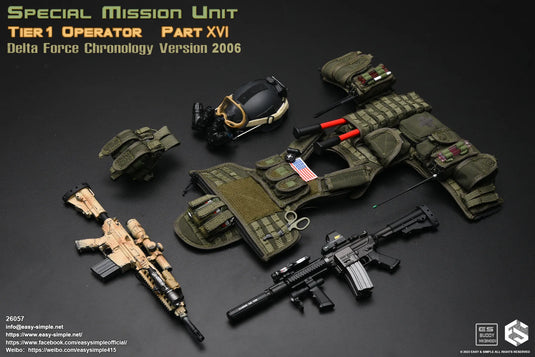 SMU Tier 1 Operator Part XVI Delta Force Chronology Version - MINT IN BOX - 26057