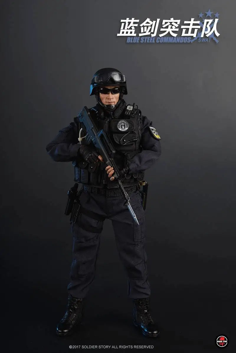 Load image into Gallery viewer, SWAT - Blue Steel Commandos - MINT IN BOX
