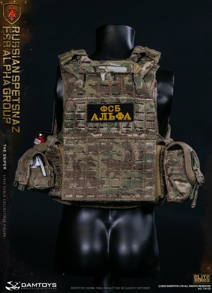 Load image into Gallery viewer, Russian FSB Alpha Sniper - Multicam MOLLE Plate Carrier
