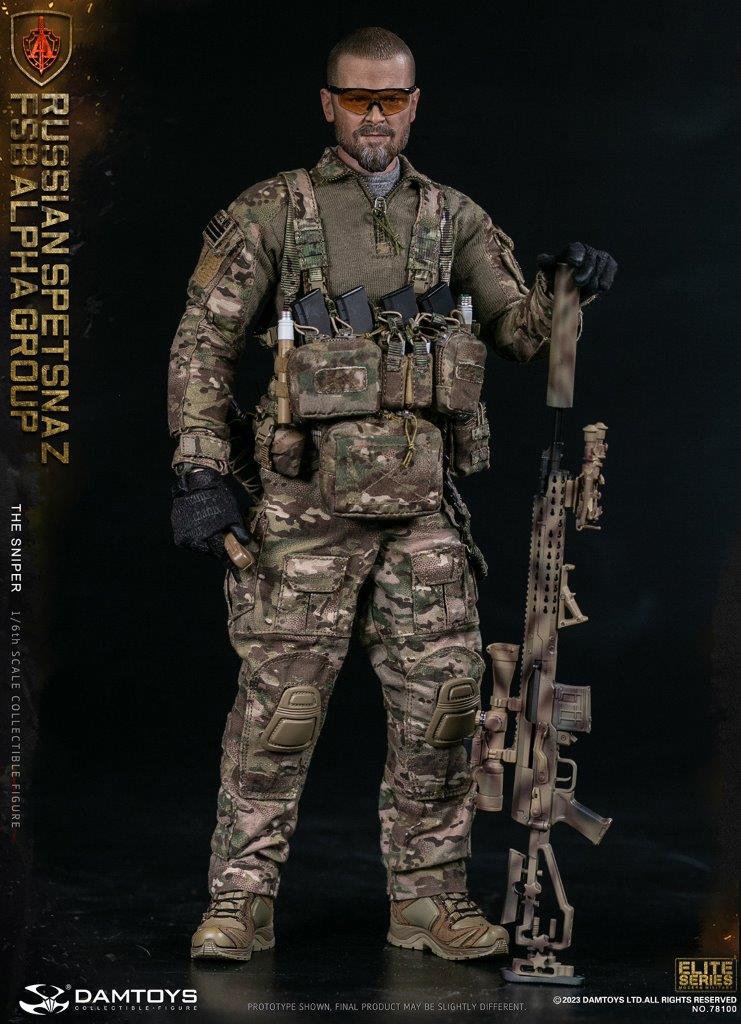 Load image into Gallery viewer, Russian Spetsnaz FSB Alpha Group - The Sniper - MINT IN BOX
