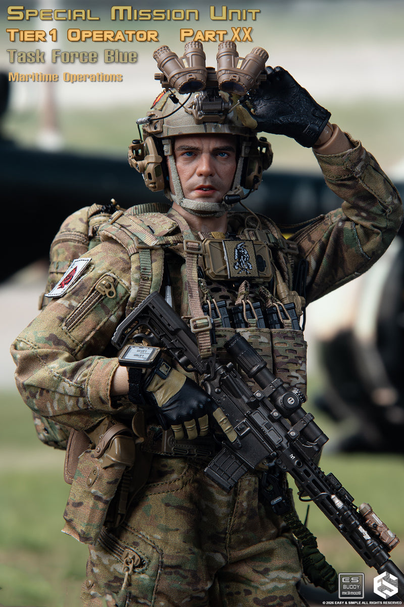 Load image into Gallery viewer, PREORDER DEPOSIT - SMU Tier1 Operator Part XX Task Force Blue Maritime Operation Ver A - MINT IN BOX
