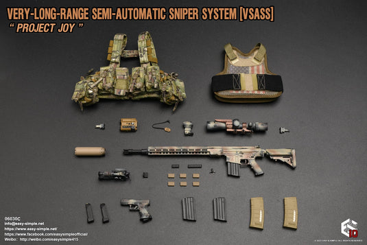 Very Long Range Semi-Automatic Sniper System COMBO - MINT IN BOX