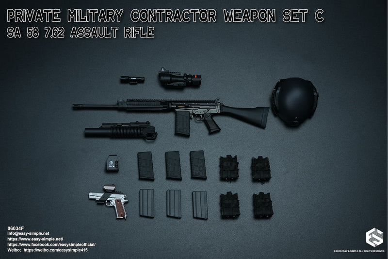 Load image into Gallery viewer, PMC SA 58 Weapon Set A/B/C/D/E/F COMBO - MINT IN BOX

