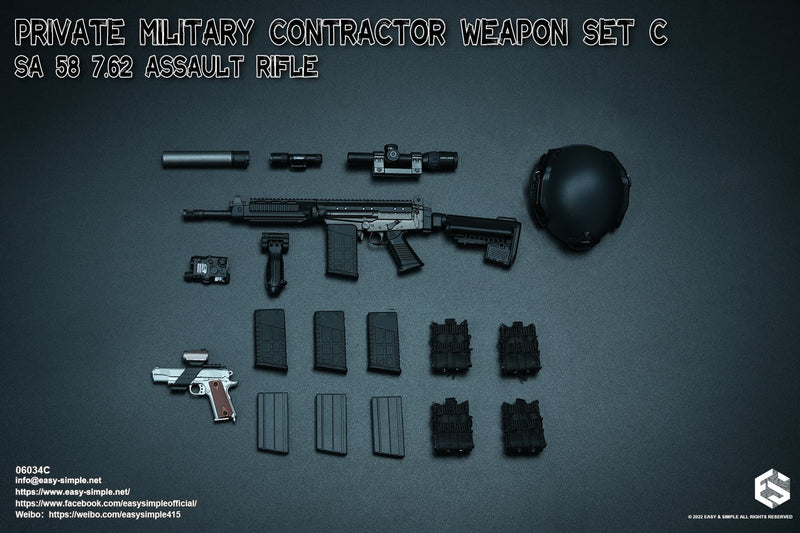 Load image into Gallery viewer, PMC SA 58 Weapon Set C - MINT IN BOX
