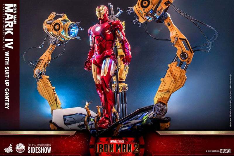 Load image into Gallery viewer, 1/4 Scale - Iron Man 2 - Iron Man Mark IV w/Suit-Up Gantry
