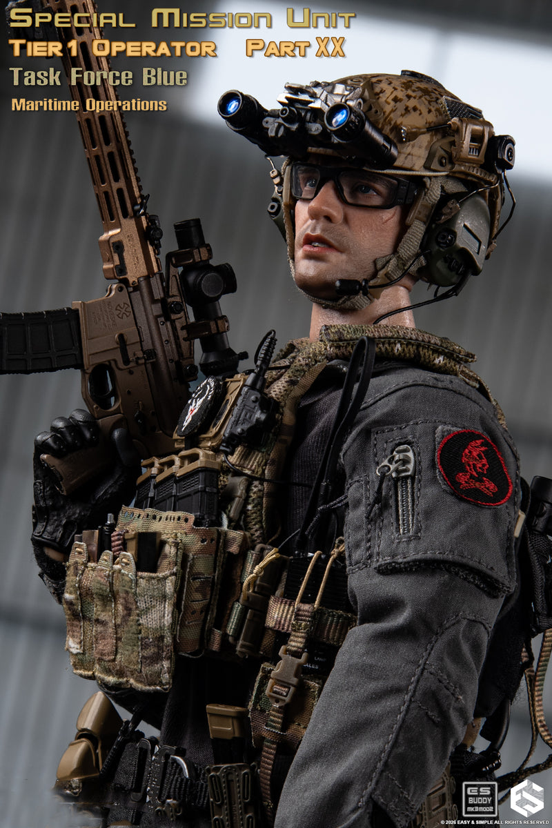 Load image into Gallery viewer, PREORDER DEPOSIT - SMU Tier1 Operator Part XX Task Force Blue Maritime Operation Ver C Limited - MINT IN BOX
