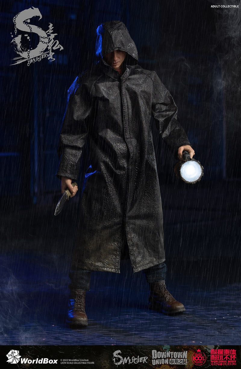 Load image into Gallery viewer, Downtown Union - Smuggler - Black Raincoat

