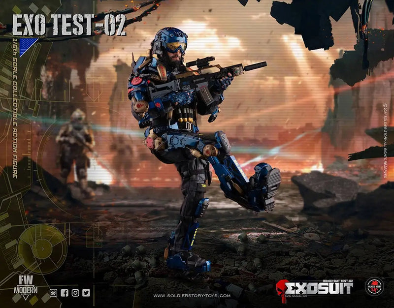 Load image into Gallery viewer, Armor Suit Test-02 &quot;Exosuit&quot; Exo-Skeleton - MINT IN BOX
